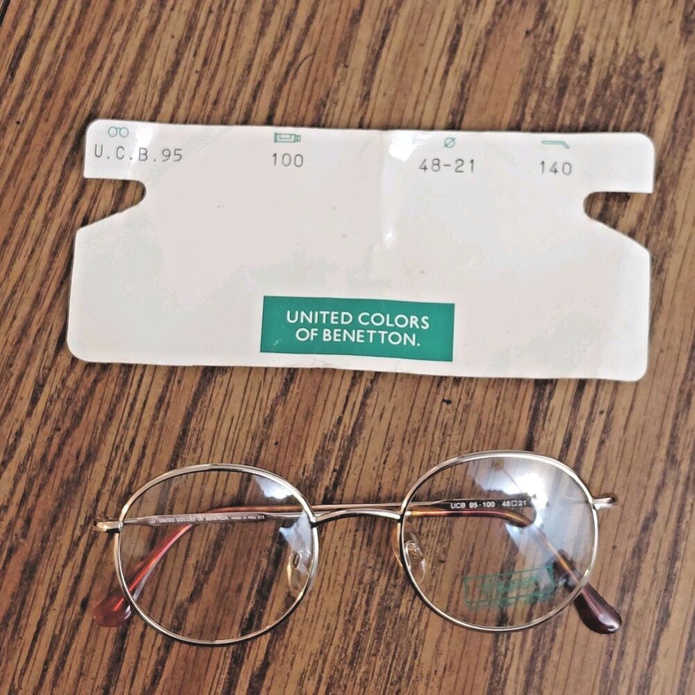 United Colors Of Benetton Glasses UCB 95 100 140 Eyeglasses Frames Only